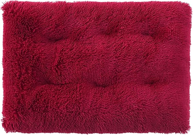 Dog Crate Mat, Dog Bed for Large Dogs, Comfy Fluffy Kennel Pad Anti-Slip for Dog beds & Furniture, Quilted Dog Bed for Pets for Medium/Small Dogs Cats (Color : Green, Size : 36x25)