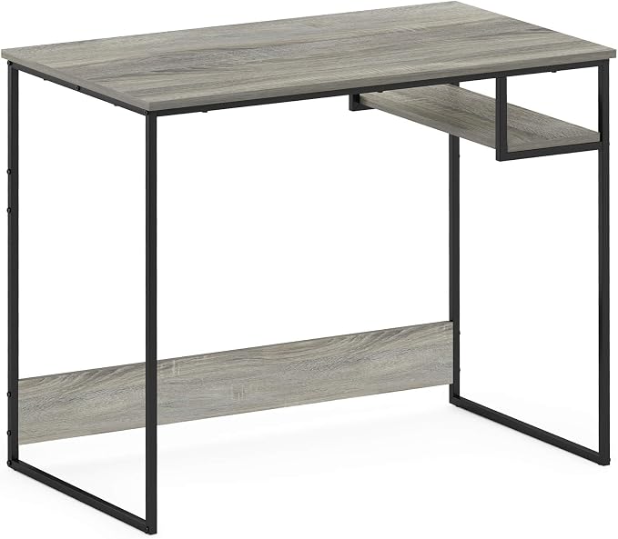 Furinno Moretti Lifestyle Study Desk, 35 Inches, French Oak Grey