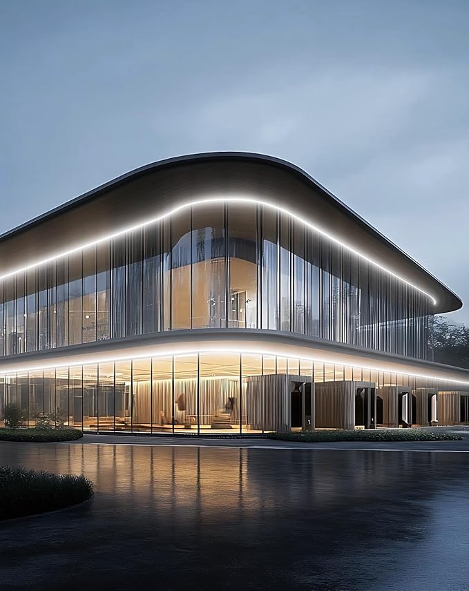Shine Decor LED Neon Rope Lights AC 120V, Expandable & Cuttable 120LEDs/M Bright Strip Lighting, ETL Cold-Resistant & IP65 Waterproof for Indoor Outdoor, 8x16mm, 6300K Cool White, 98.4ft