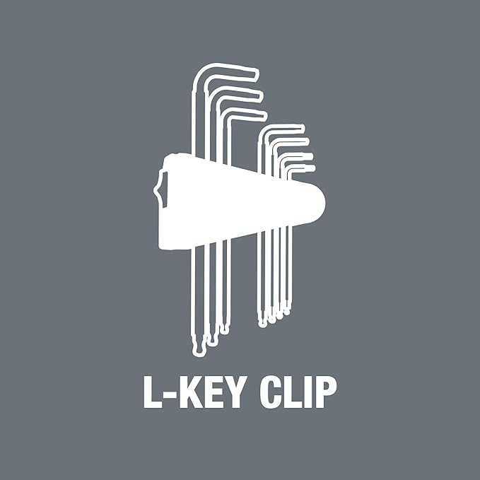 WERA 05022130001 950/9 L Hex-Plus HF 1 L-Key Set, Metric, Chrome-Plated, with Holding Function, 9 Pieces