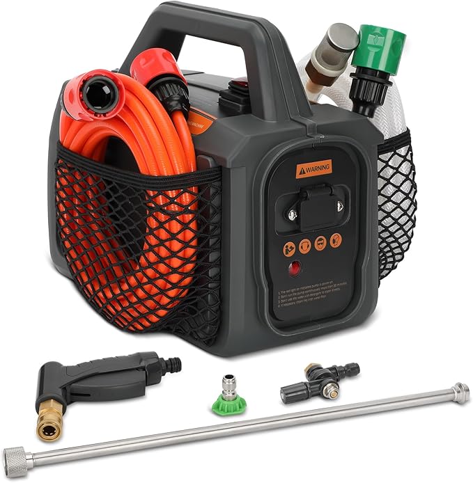 Updated ZPB140 Port A Blaster HVAC Coil Cleaning Sprayer,Portable Coil Jet Cleaner,HVAC Pressure Washer for AC 120V 80W Indoor or Outdoor Cleaning, Flow Rate 4L/min, Working Pressure 0.7-1.0MPa