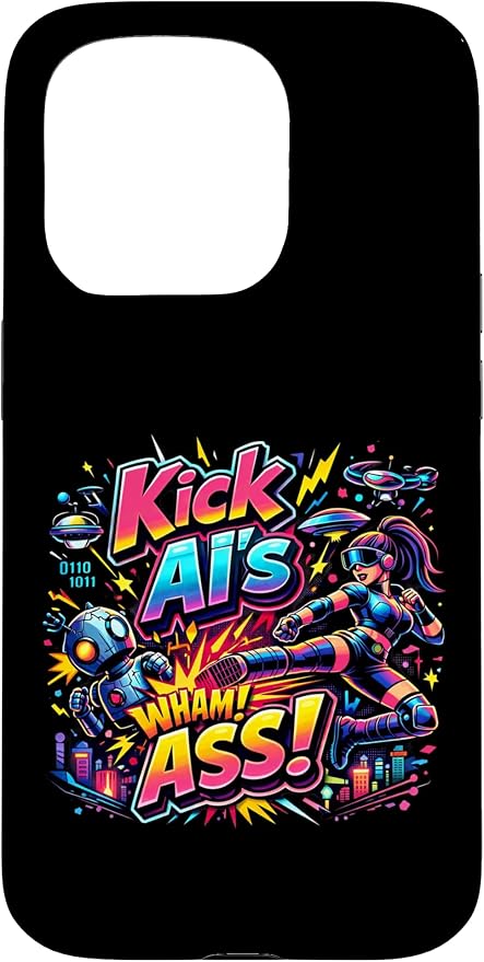 Tech Human vs AI Case for iPhone 15 Pro