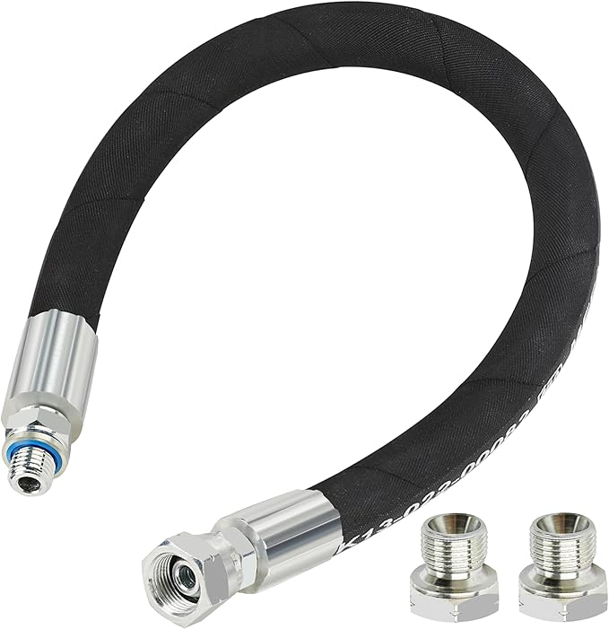 12mm Engine Oil Drain Hose for GC160, GX360, GX390, GX340, GX270, GX240, Reusable Oil Change Draining Tube Aid Tool, M12x1.5mm, 18" Length