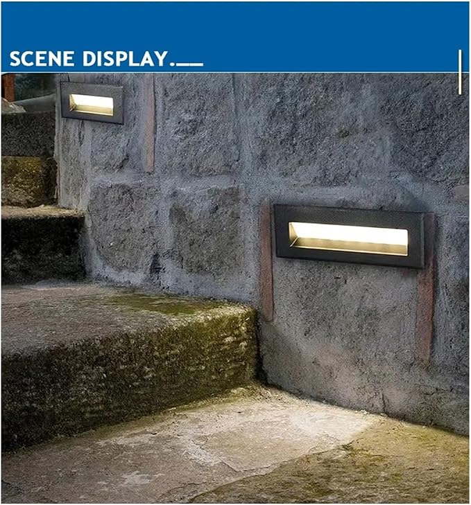 LED Stair Light Mounted Wall Lamp Indoor and Outdoor Garden Corridor Lights,Simple