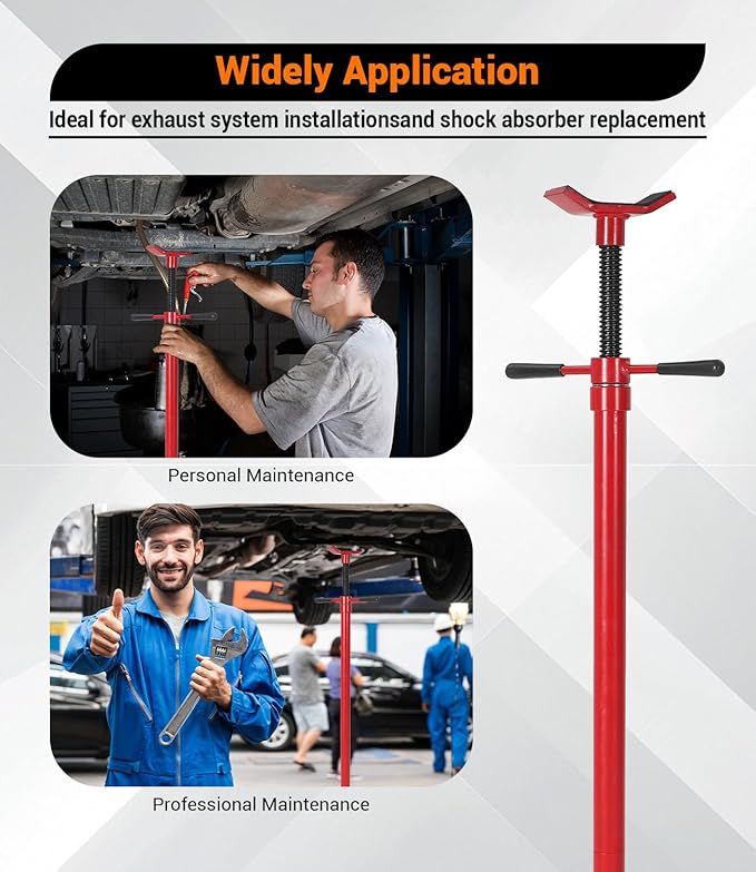 2PACK Underhoist Support Stand, 3/4 Ton Jack Stand, Under Hoist Stand for Vehicle Lifting & Support, 1655Lbs Capacity, Lifting from 38.4 to 75.4Inch,