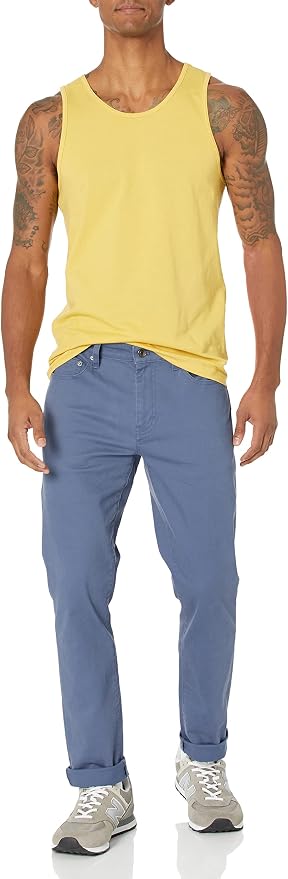 Amazon Essentials Men's Active Quick Dry Tech Stretch Moisture Wicking Lightweight Gym Tank Top