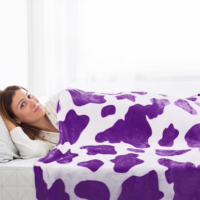 HSEEC Throw Blankets Fleece Soft Blankets & Throws Super Soft Plush Blanket Twin Size