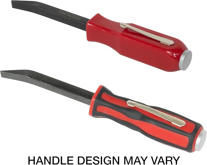 Lisle 35100 1/4" Pry Bar with Pocket Clip and Strike Cap