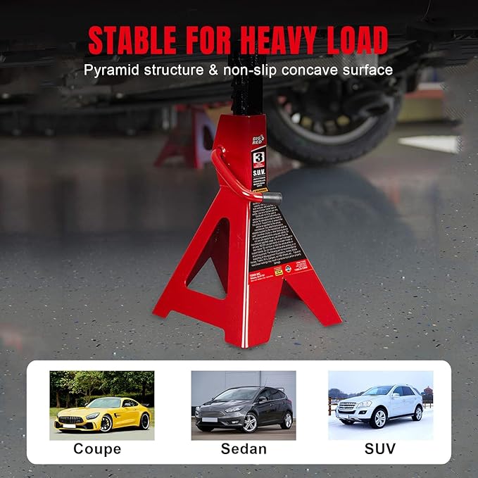 Big RED Car Jack Stands