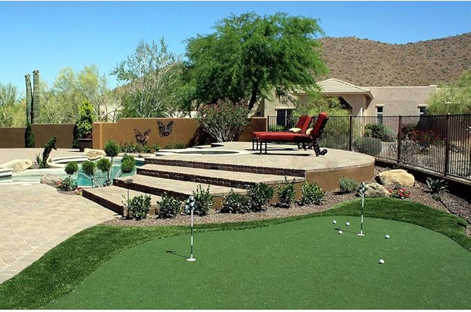 Golf Putting Green - Artificial Grass Turf 1FT X 25FT, Indoor/Outdoor Golf Training Mat, Synthetic Fake Grass for Baseball, Football, Gym Sports