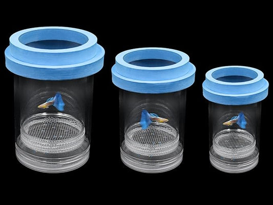 3 Pack Breeder Box for Fish Tank, Baby Fish Separator for Aquarium, Floating Breeding Isolation Box for Betta, Shrimp, Clownfish, Guppy