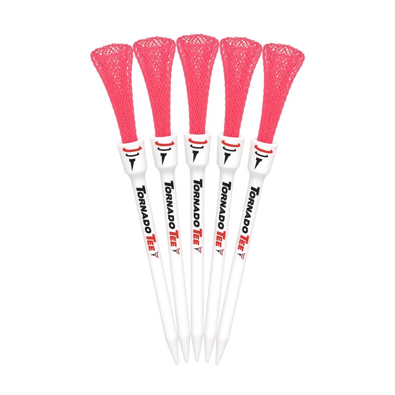 Tornado Tee 4" Long Drive High Performance Golf Tee (Neon Pink)