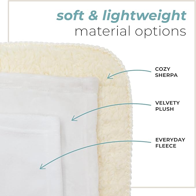 Cream Paw Print Sherpa Pet Lightweight Blanket - 50" x 60" - Fleece - Cute for Dogs - Gifts and Puppy Essentials - Printed in America