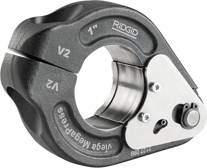 RIDGID 48553 MegaPress Jaws And Rings, 1/2 Inch to 2 Inch MegaPress Kit, Hydraulic Crimping Tools