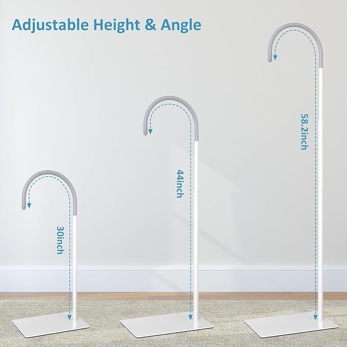 HelloBaby Baby Monitor Floor Stand - Adjustable Height Camera Mount for HB6550/ Plus/ HB6560/ HB65/ HB6148/ HB6351/ HB40/ HB6339 & More Model, Stable Base, No-Drill Installation, Wall-Safe Holder