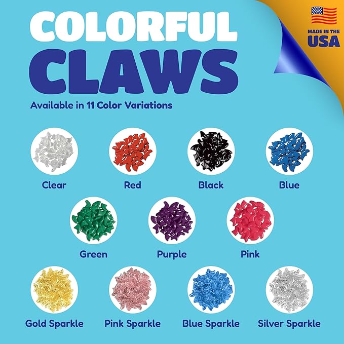 Soft Claws Cat Nail Caps for Small Cats – (40 Caps, Pink Sparkle) - Veterinarian-Developed | Protects Furniture & Skin - Easy to Apply, Long-Lasting Anti-Scratch Soft Cat Claw Covers
