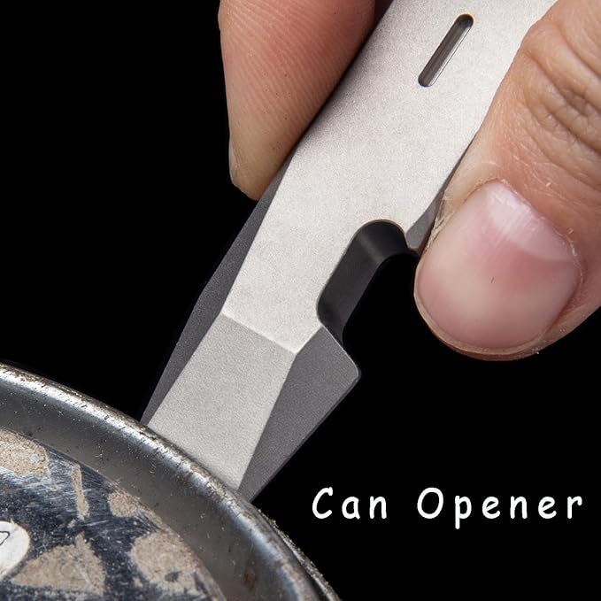 EDC Pry Bar Titanium Bottle Opener Keychain Pocket Pry Bar Mini Crowbar Portable EDC Multi Tool