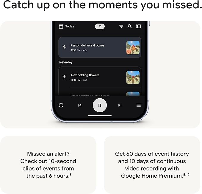 Google Nest Doorbell (Wired, 3rd Gen) - 2K Video, Live View - 2025 - Linen | Video doorbell, 2K HDR, intelligent alerts, color night vision, 2-way audio, works with Google Home & Gemini