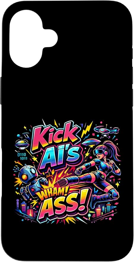 Tech Human vs AI Case for iPhone 16 Plus