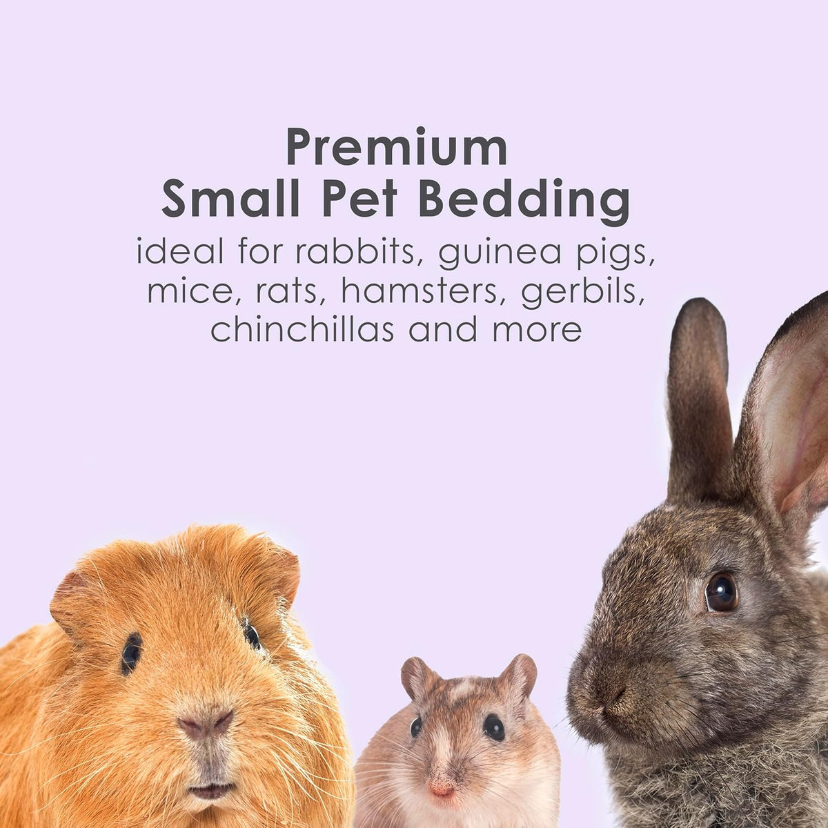 Kaytee Clean & Cozy Lavender Paper Bedding For Pet Guinea Pigs, Rabbits, Hamsters, Gerbils, and Chinchillas, 49.2 Liters