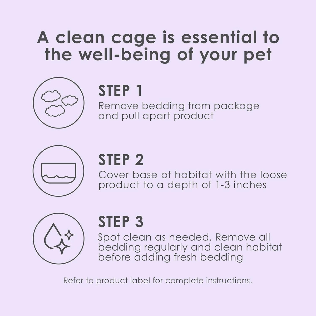 Kaytee Clean & Cozy Lavender Paper Bedding For Pet Guinea Pigs, Rabbits, Hamsters, Gerbils, and Chinchillas, 49.2 Liters