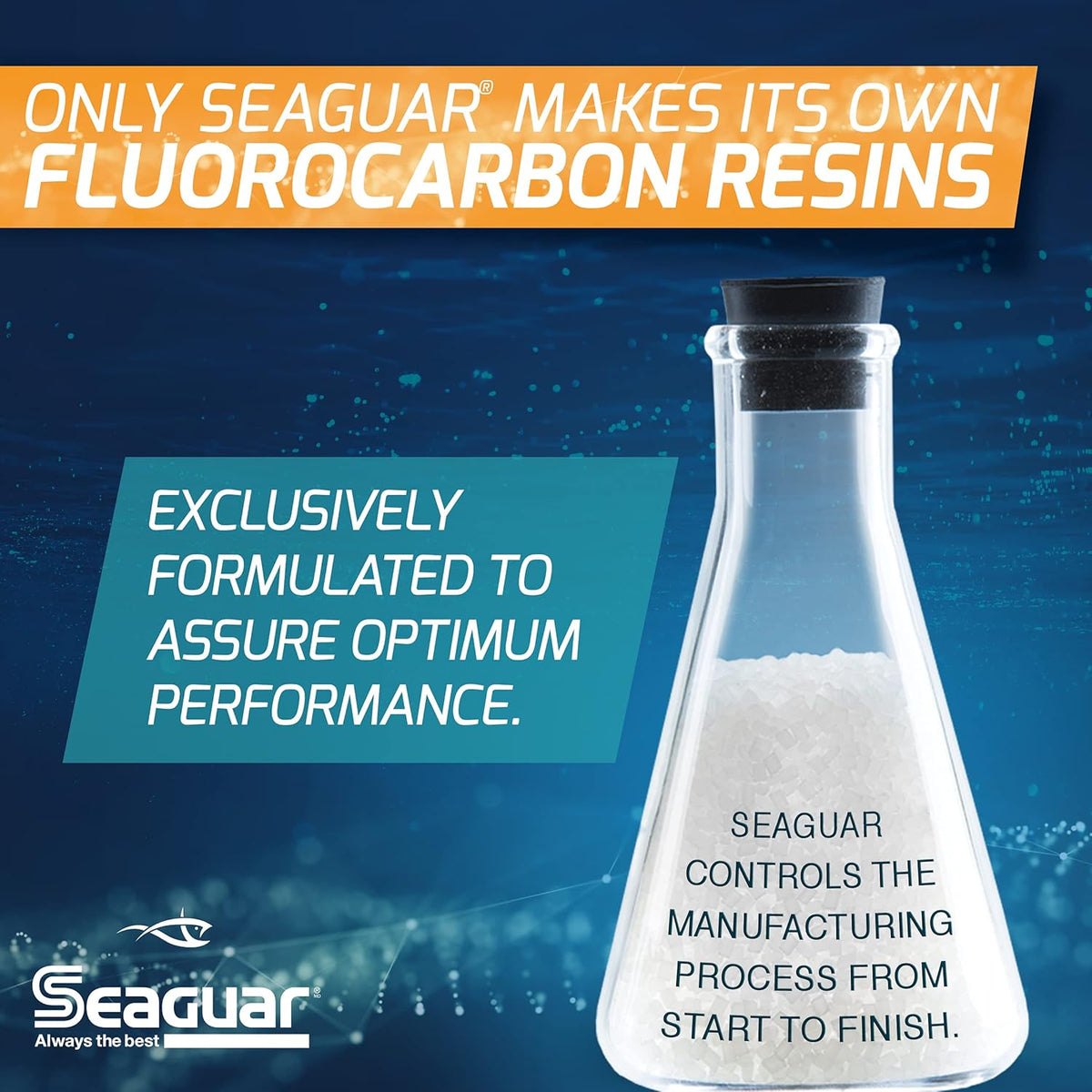 Seaguar AbrazX Fluorocarbon Fishing Line - Abrasion Resistant for Freshwater | Multiple Sizes Available