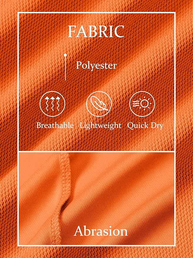 TACVASEN Mens Golf Shirt Dry Fit Mens Polo Shirts Short Sleeve Performance Golf Polos for Men with Collar Work Shirts