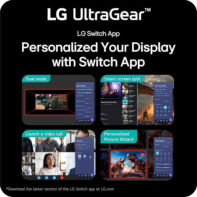LG 24G411A-B 24-inch Ultragear Full HD (1920 x 1080) IPS Gaming Monitor, 144Hz (O/C), 1ms MBR, NVIDIA G-Sync Compatible, AMD FreeSync, HDR10, HDMI, DisplayPort, Slim Stand, Black