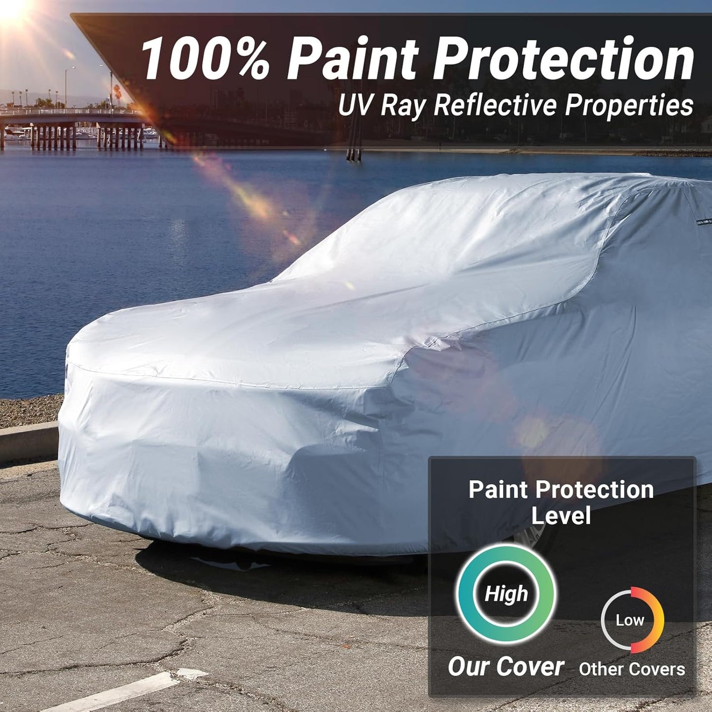 iCarCover Premium Car Cover for 1978-1987 Buick Regal Heavy Duty Waterproof All Weather Automobiles Custom Fit Indoor Outdoor UV Snow Protection Covers with Straps and Bag