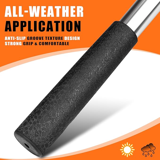 Golf Ball Retriever, 9Ft/12Ft/17Ft/20Ft Professional Stainless Steel Golf Ball Retriever, Telescopic Golf Ball Retriever for Water