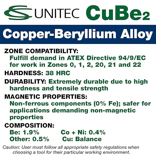 CS Unitec | 453.1310 | Non-Magnetic, Corrosion-Resistant Copper Beryllium Needles (Set of 100). TUV Certified