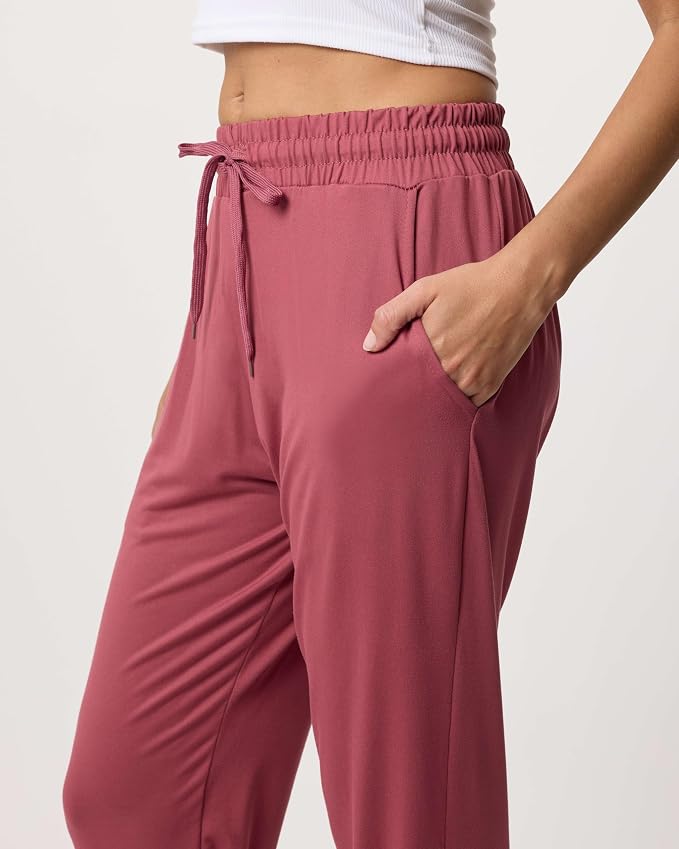 3 Pack Women's Lounge Joggers Sweatpant Active Athletic Yoga Workout Pocket | Available in Plus Size, Ladies Casual, Drawstring Gym Pants, Sleep Bottoms, Hiking, Running, Fitness, Exercise, Pajama, Soft