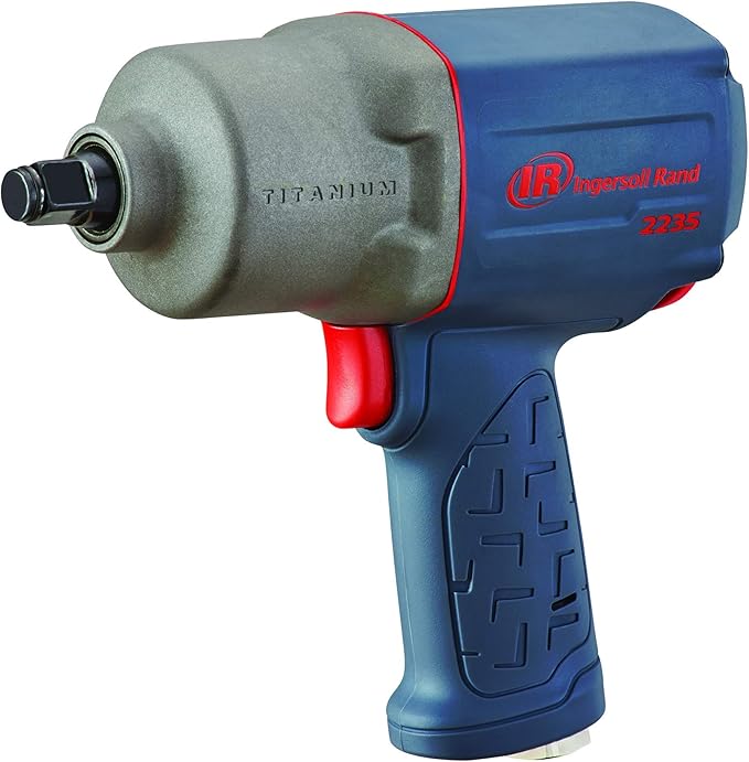 Ingersoll Rand 2235TiMAX Drive Air Impact Wrench, 1/2 Inch & 2235M-BOOT Premium Tool Boots fits 2235 Series - Grey