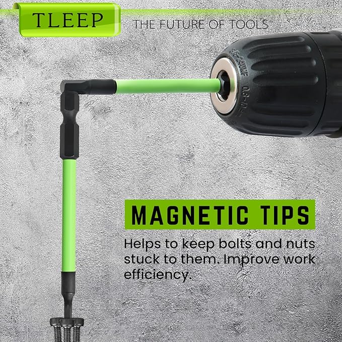 3.5" Long 1/4" Hex Head Allen Wrench Drill Bits, Metric 1.5MM to 10MM Impact Driver Bit Set, Magnetic Tips Magnetic Screwdriver Bits Hex Drill Bit Set, S2 Steel, New Version, 10Pcs, Storage Box