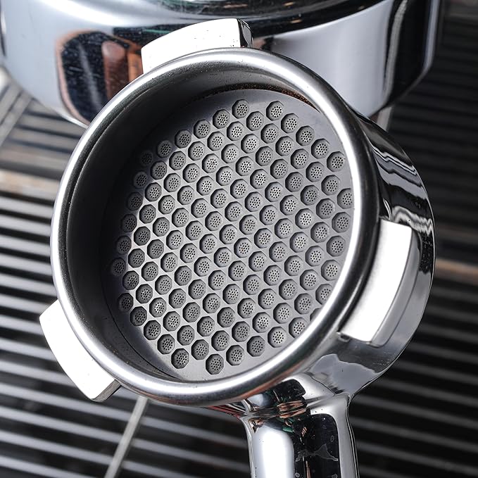 51mm Magnetic Dosing Funnel and Espresso Puck Screen Kit- Premium Portafilter Funnel And Puck Filter For 51 mm Portafilter Basket