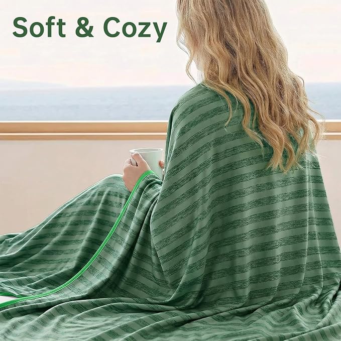 Guohaoi Cooling Blanket for Hot Sleepers and Night Sweats 90"x90" Queen | Arc-Chill Q-Max >0.5 Cool Fiber,100% Oeko-Tex Certified Lightweight Summer Blanket for Travel/Outdoor Ultra Cold Breathable