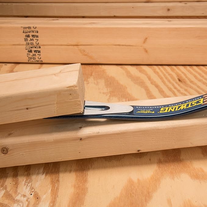 ESTWING Pro-Claw Pry Bar - 16" USA Made 3-in-1 Roof/Siding/Construction Tool with Nail Puller & Pry Blade - RSC