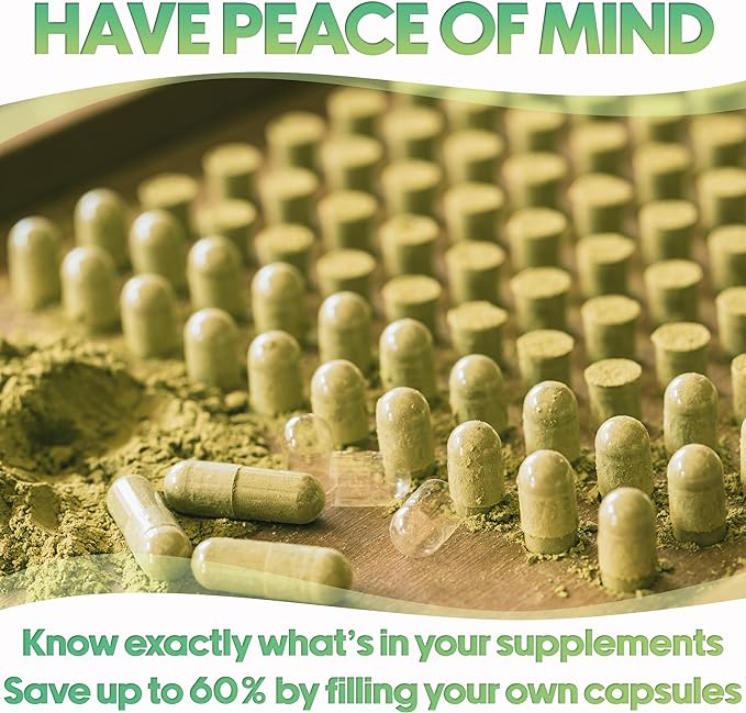 XPRS Nutra Size 1 Empty Capsules - 500 Count Empty Gelatin Capsules - Empty Pill Capsules - DIY Capsule Filling - Pure Bovine Pill Capsules Empty Gel Caps (Clear)