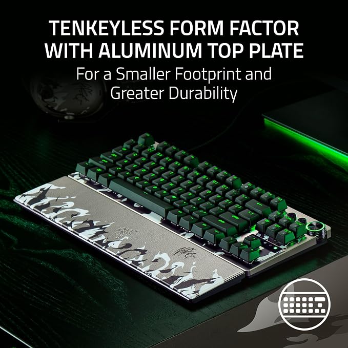Razer Huntsman V3 Pro TKL 8KHz Esports Gaming Keyboard, Niko Edition | Analog Optical Switches Gen 2, Razer Snap Tap, Rapid Trigger, Adjustable Actuation, Media Controls