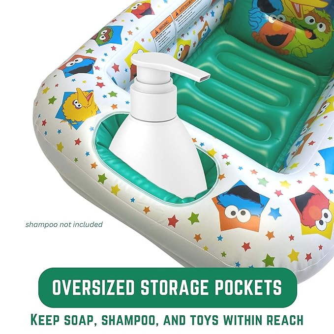 Sesame Street Sesame Squad Inflatable Tub - Baby Bathtub