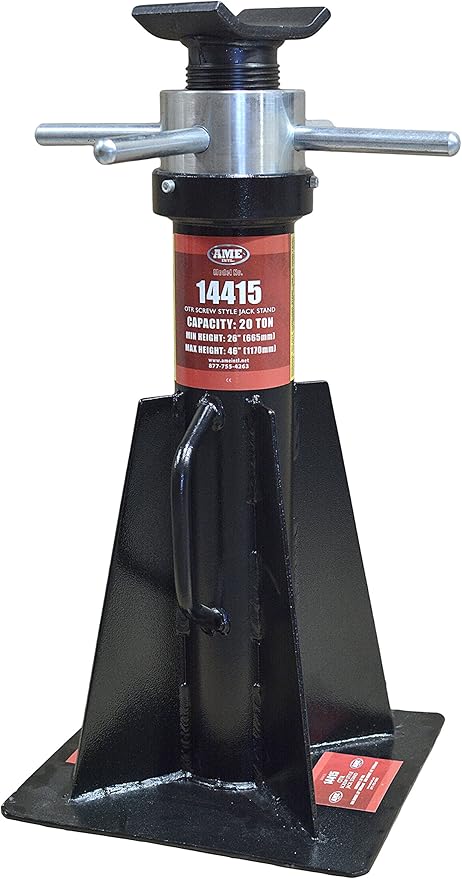 AME 14415 20-Ton OTR Screw Style Jack Stand