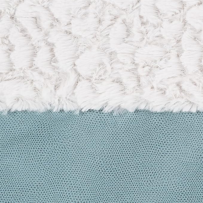 Furhaven Cooling Dog Sofa Bed – Memory Foam Couch with Bolsters, Textured Plush & Water-Resistant Cover, Washable Cover - Riverway, Large