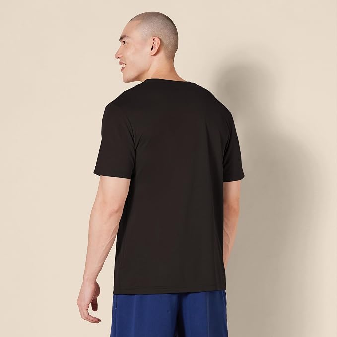 Amazon Essentials Men's Moisture Wicking Breathable Active Performance Tech Gym T-Shirts, Pack of 2