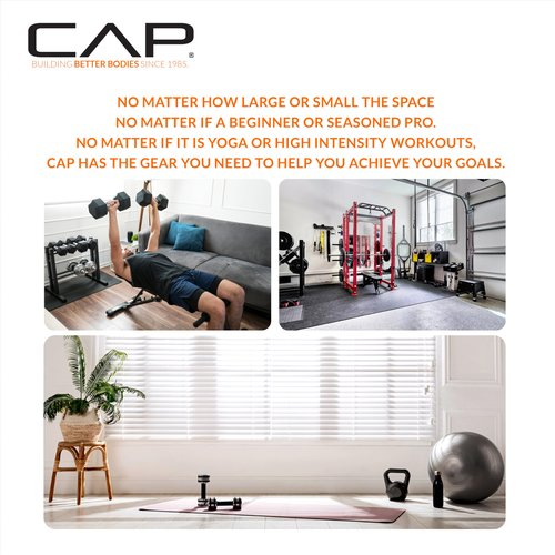 CAP Cast Iron Hex Dumbbell, Pair, 5 lb