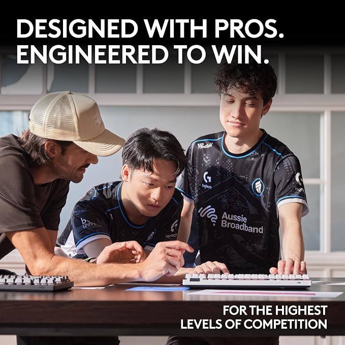 Logitech G PRO X TKL Lightspeed Wireless Gaming Keyboard (Linear) - Black | Lightspeed wireless, Ultra-Portable Tenkeyless Design, LIGHTSYNC RGB, PBT keycaps, Linear Switches