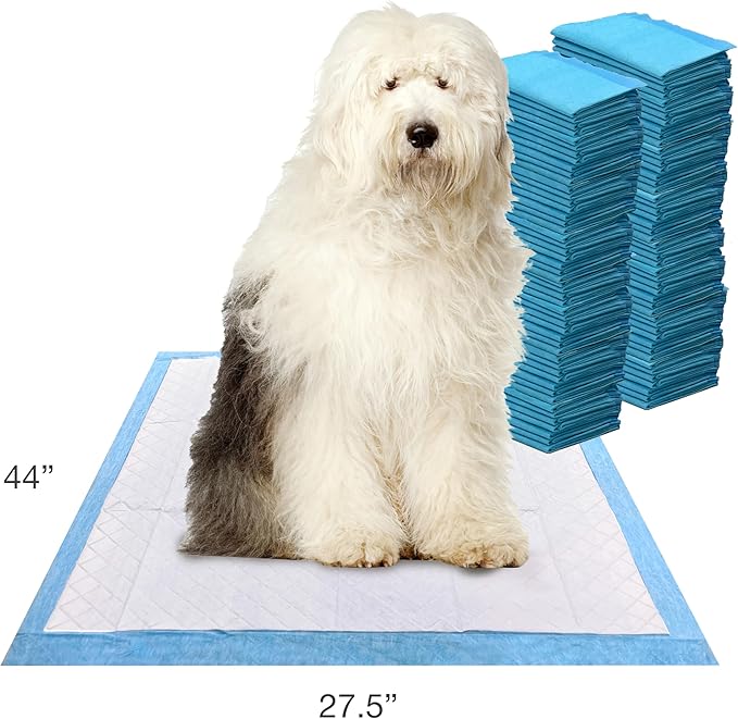 Four Paws Wee-Wee Superior Performance Unscented Large Pee Pads for Dogs & Puppies, Quilted Leak-Proof Dog Housebreaking Potty Training Floor Protection, 27.5" x 44", 100 Count