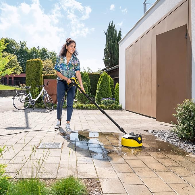 Kärcher - T 5 T-Racer 11" Electric Power Pressure Washer Surface Cleaner Attachment - 32" Extension Wand Included - 2600 PSI - for Kärcher K1-K5