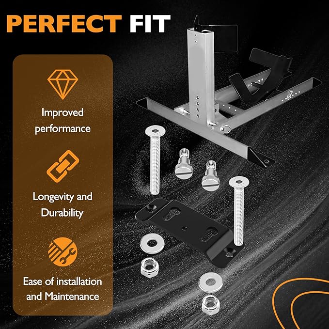 HQPASFY 2 Packs Trailer-Stop Adapter Kit for Pit-Stop Wheel Chock System TK-3000