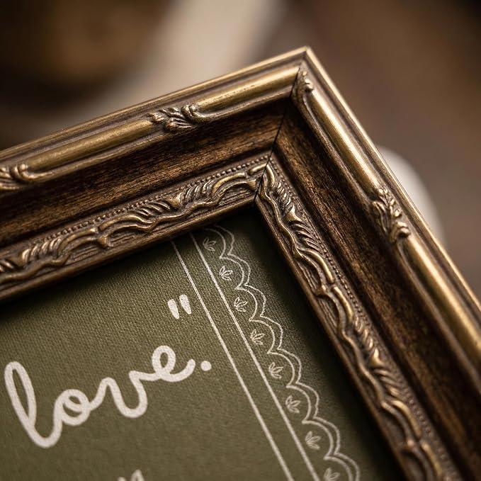Framed Inspirational Bible Verse Wall Art Print “Let All That You Do Be Done with Love” Scripture Quote Picture with Vintage Christian Wall Decor for Living Room Bedroom Office 16x24 Inches