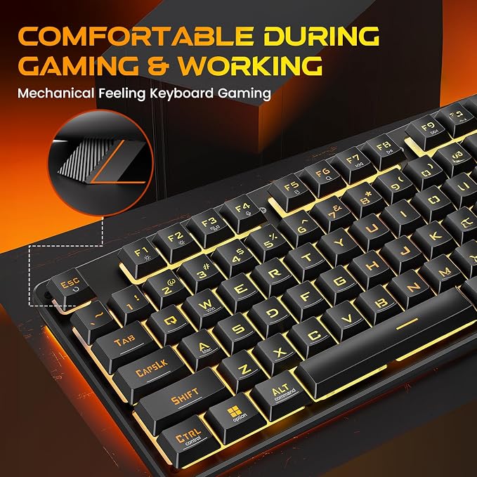 Redragon K521 Pro Wireless Gaming Keyboard with Screen, 4000mAh Battery | Mechanical Feeling, Tri-Mode BT/2.4G/USB-C, RGB Keyboard, 12 Multimedia Keys, Programmable Software, Full-size keyboard